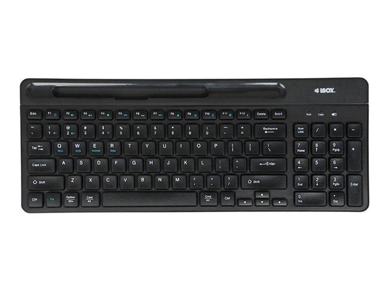 iBOX Kallisto - keyboard - QWERTY - black Input Device - Tastaturen - Schwarz