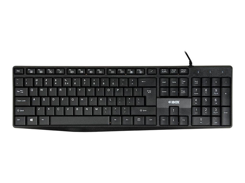 iBOX Eris - keyboard - QWERTY - black Input Device - Tastaturen - Schwarz
