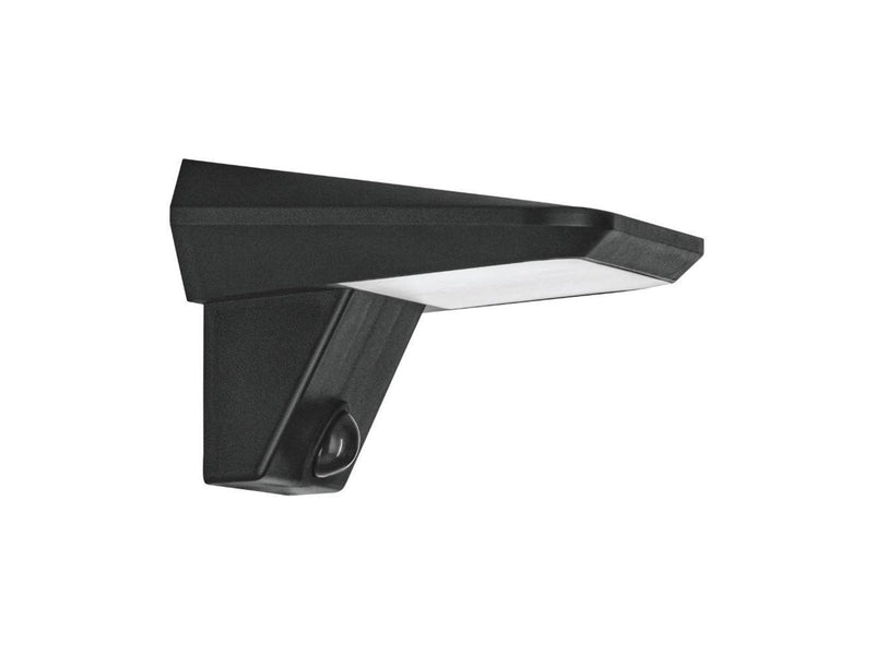 EGLO Porrassa Solar Wall with Sensor L155 800LM 2000MAH Black