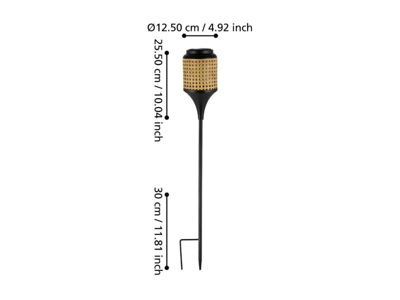 EGLO Solar Spear 200MA H850 Brown