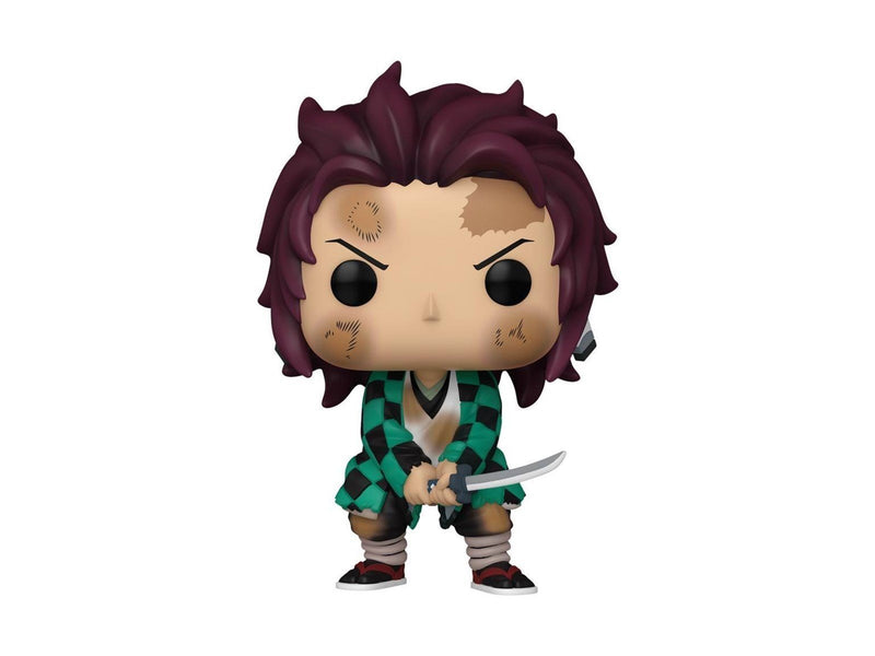 Funko! - POP! Animation: Demon Slayer - Tanjiro Kamado - (Training) 10cm - Figur