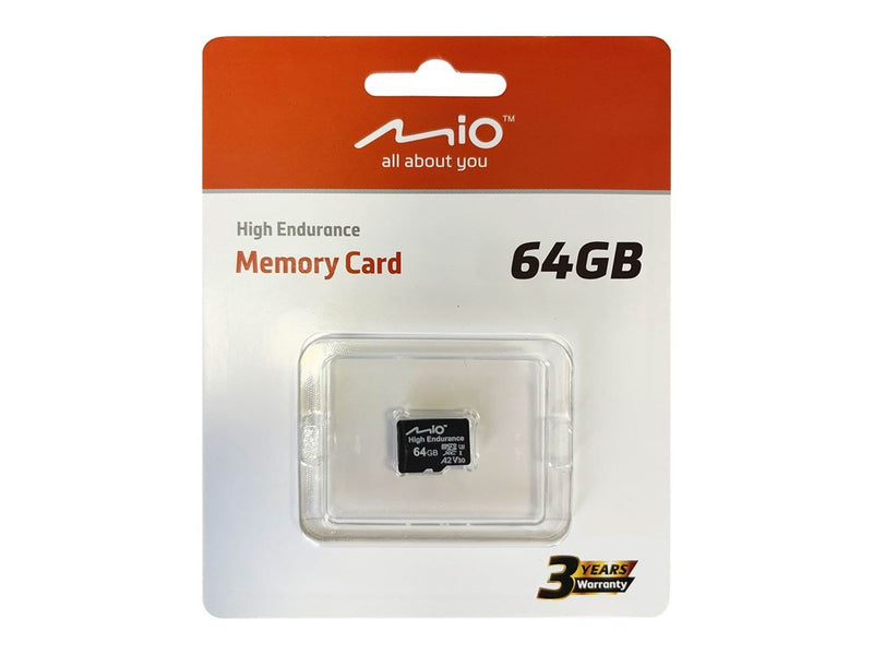 Mio High-Endurance MicroSD card - 64GB