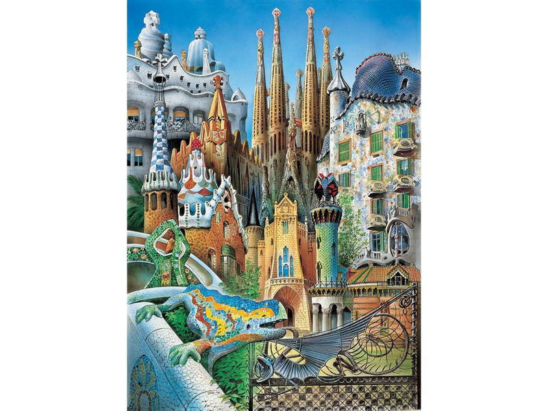 Educa 1000 Collage Gaudi - Miniature