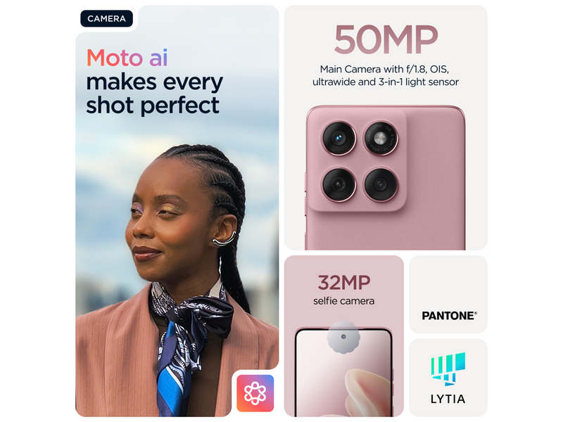 Motorola Edge 60 Fusion 256GB/8GB - Zephyr Pink