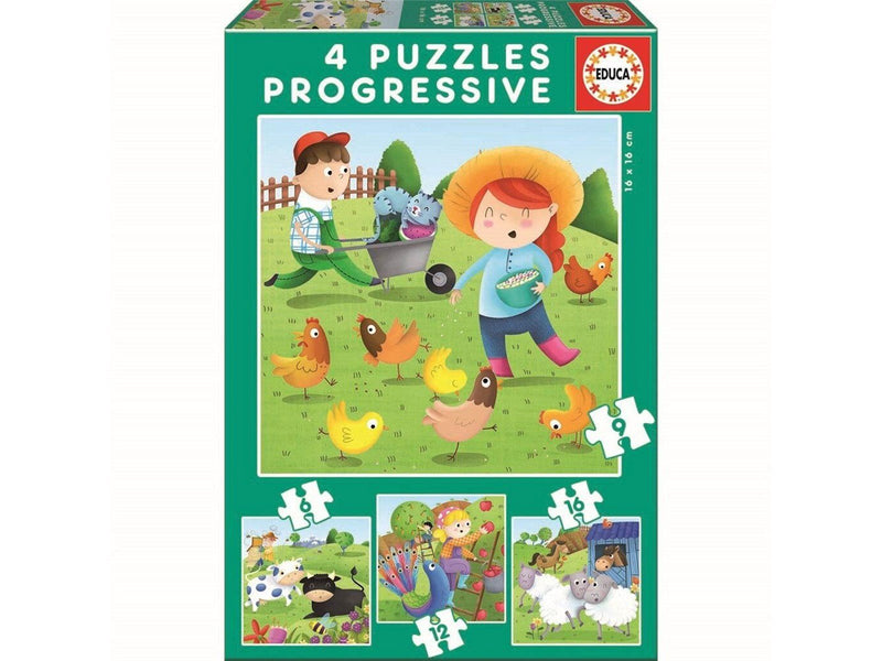 Educa 6-9-12-16 Farm Animals