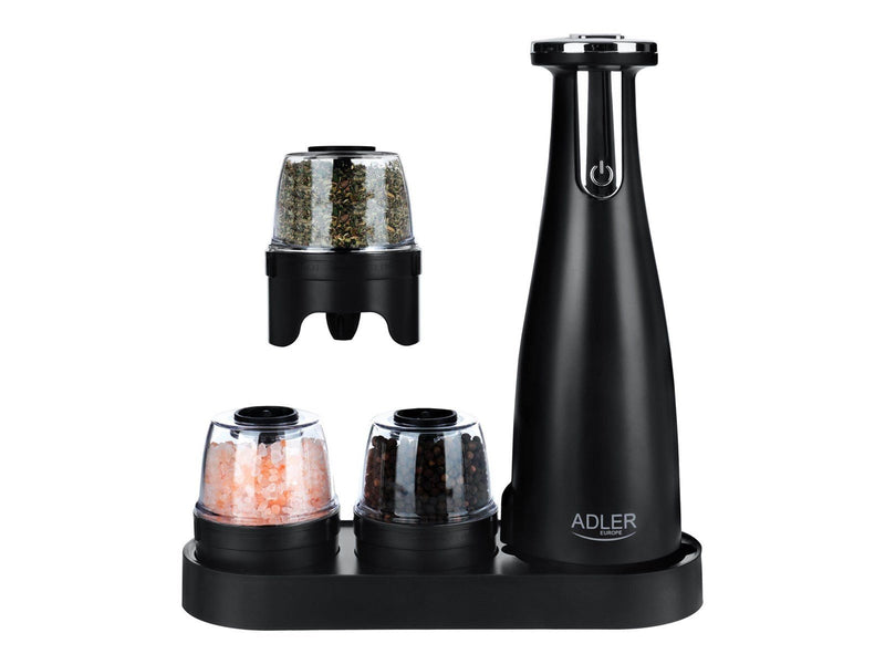 Adler AD 4449b - pepper & salt grinder - matte black