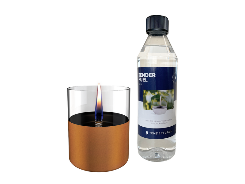 Tenderflame Lilly 10 Copper + 0.5l Tenderfuel