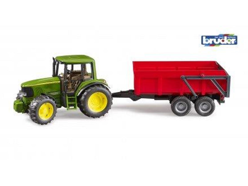 Bruder  John Deere 6920 tractor with tipping trailer toy