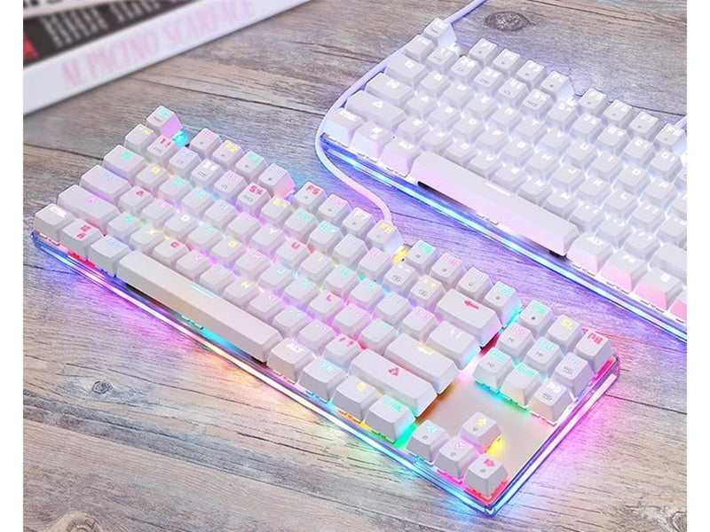 Motospeed K87S OUTEMU Red Switches - Gaming Tastaturen - Weiss