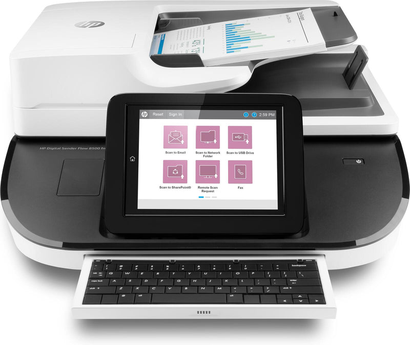 HP Digital Sender Flow 8500 fn2 Flachbettscanner