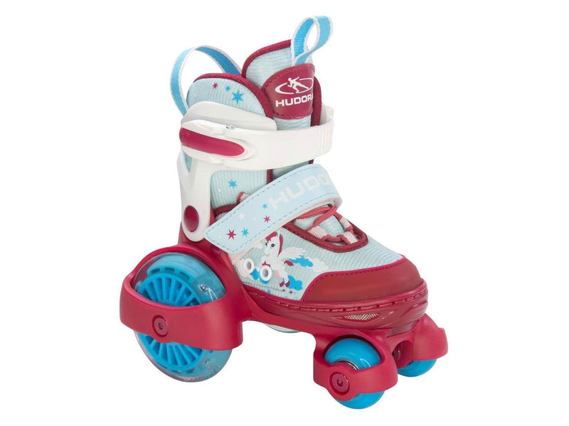 Hudora Roller Skates My First Quad LED Unicorn Size 30-33
