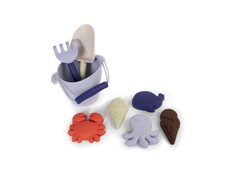 Filibabba Silicone beach set - Blue Mix
