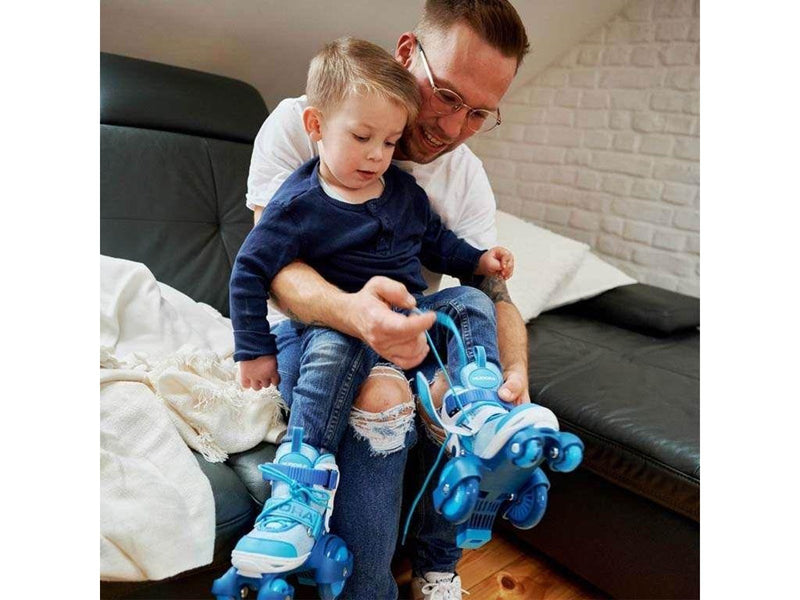 Hudora Roller Skates My First Quad Blue Size 30-33