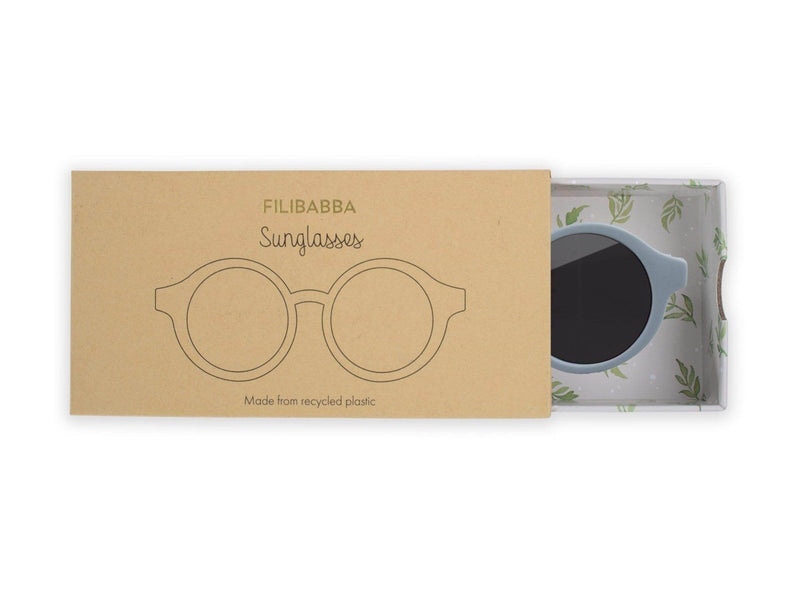 Filibabba Kids sunglasses in plastic 1-3 years - Pearl Blue