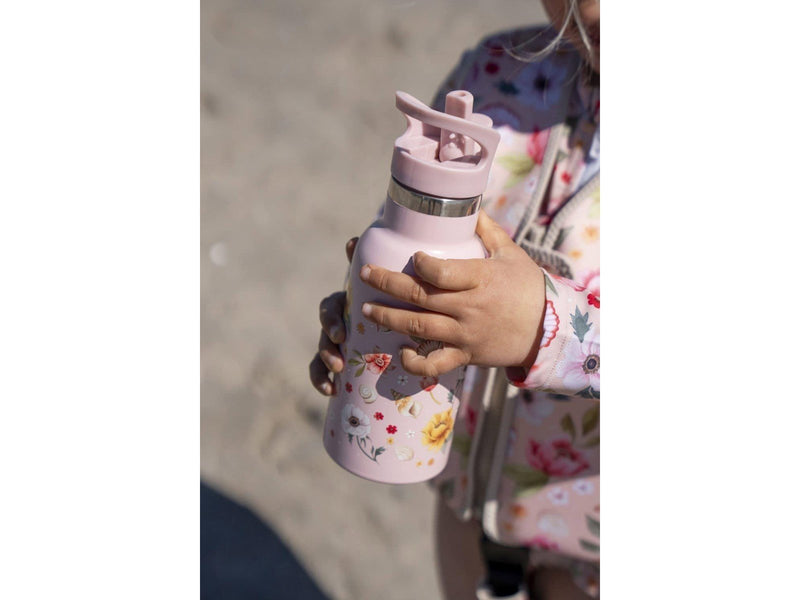 Filibabba Stainless steel water bottle - Ocean Blossom