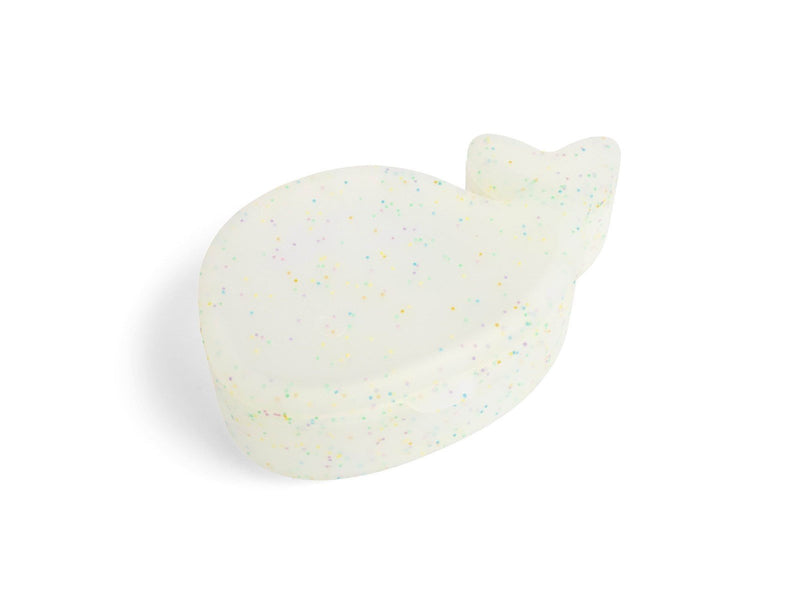 Filibabba Snack box - Christian the Whale - Confetti