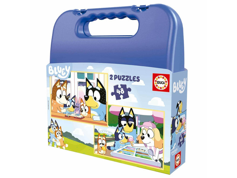 Educa Puzzle Suitcase 2x48 - Bluey