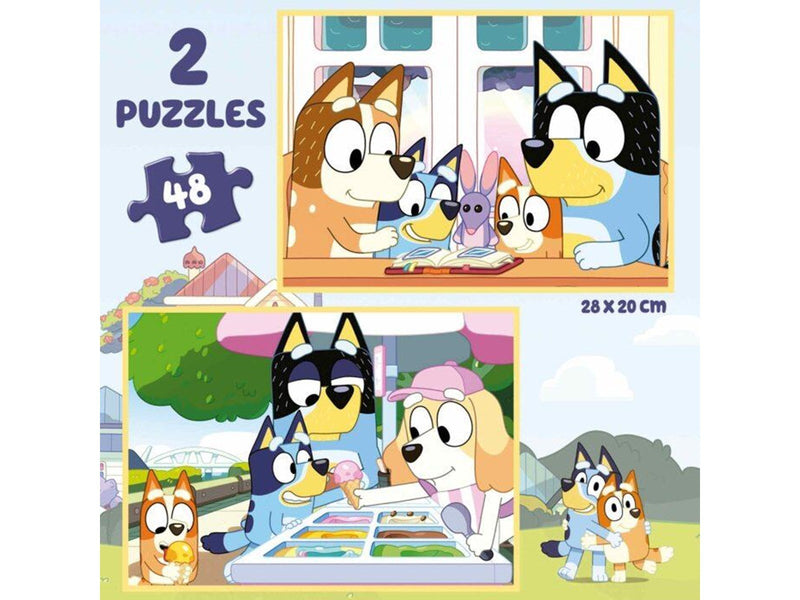 Educa Puzzle Suitcase 2x48 - Bluey