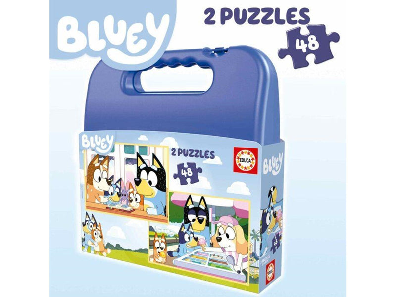 Educa Puzzle Suitcase 2x48 - Bluey