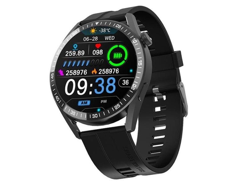 Tracer SM8V ONYX smart watch with strap - black