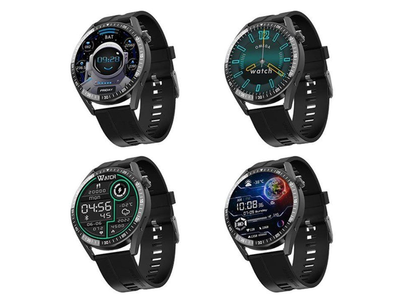 Tracer SM8V ONYX smart watch with strap - black