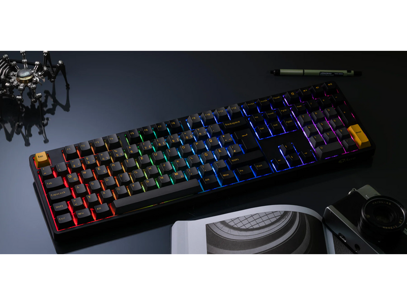Akkogear 5108B Black/Gold - V3 Blue Pro Switch - Gaming Tastaturen - Universal - Schwarz