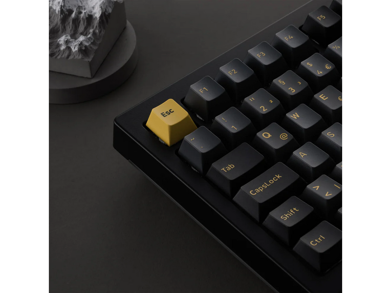 Akkogear 5108B Black/Gold - V3 Blue Pro Switch - Gaming Tastaturen - Universal - Schwarz