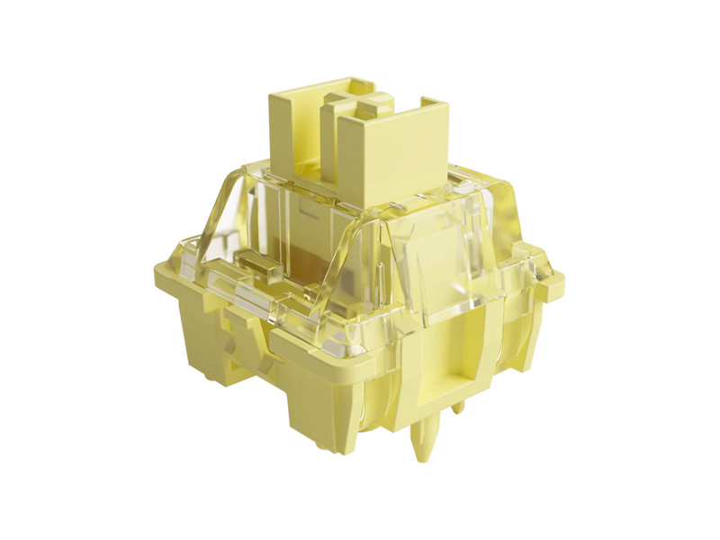 Akkogear 5108B Black/Gold - V3 Yellow Pro Switch - Gaming Tastaturen - Universal - Schwarz