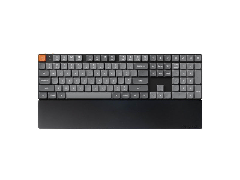 Keychron Silicone Palmrest K5 v2 / K5 Pro / K5 SE / K5 Max series - Handgelenkstütze - Schwarz