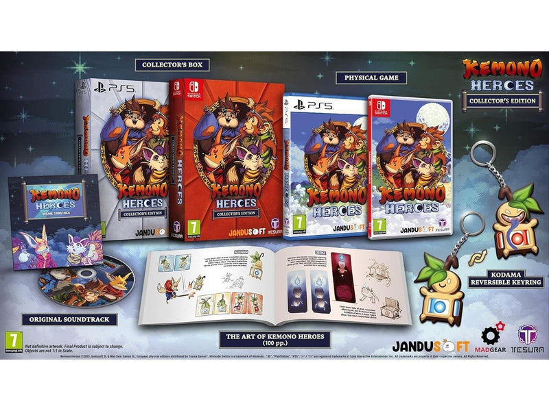 Kemono Heroes (Collector's Edition) - Nintendo Switch - Platformer - PEGI 7