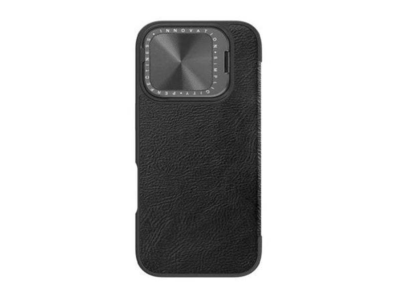 Nillkin Qin Pro Leather Case for iPhone 16 - Black