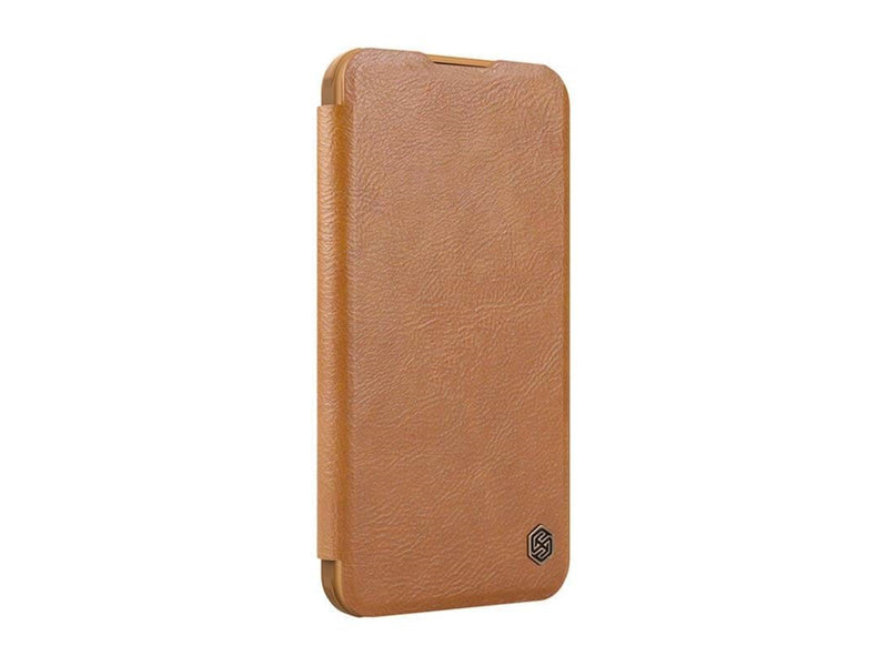 Nillkin Qin Pro Leather Case for iPhone 16 - Brown