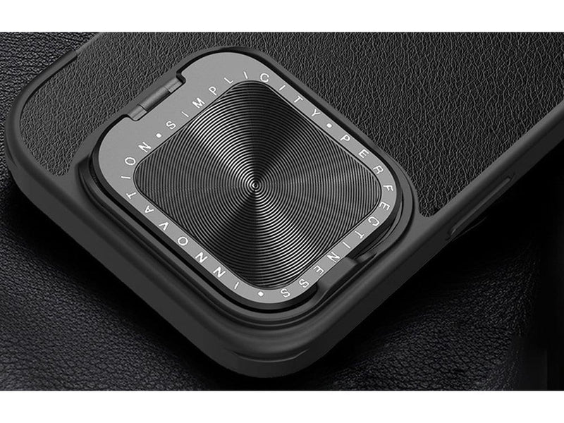 Nillkin Qin Pro Leather Case for iPhone 16 - Black