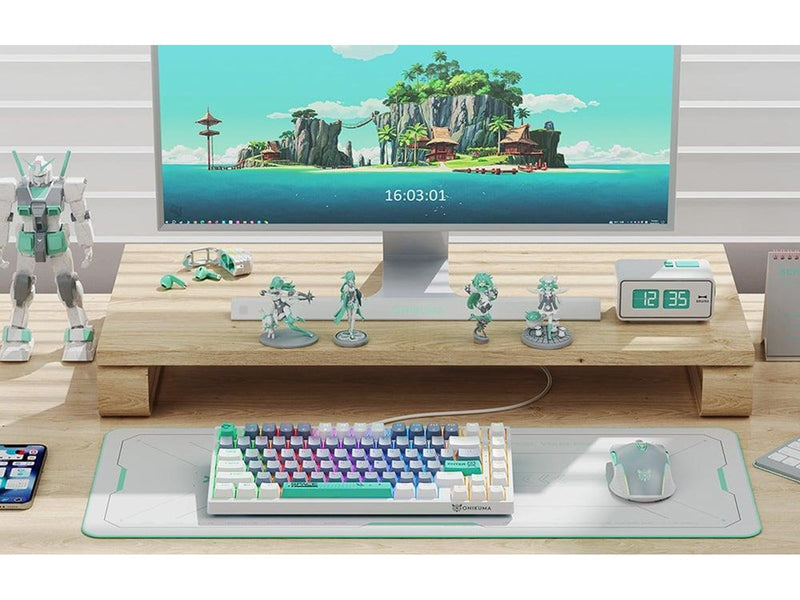 ONIKUMA Mechanical Keyboard G52 - Gaming Tastaturen - Weiss