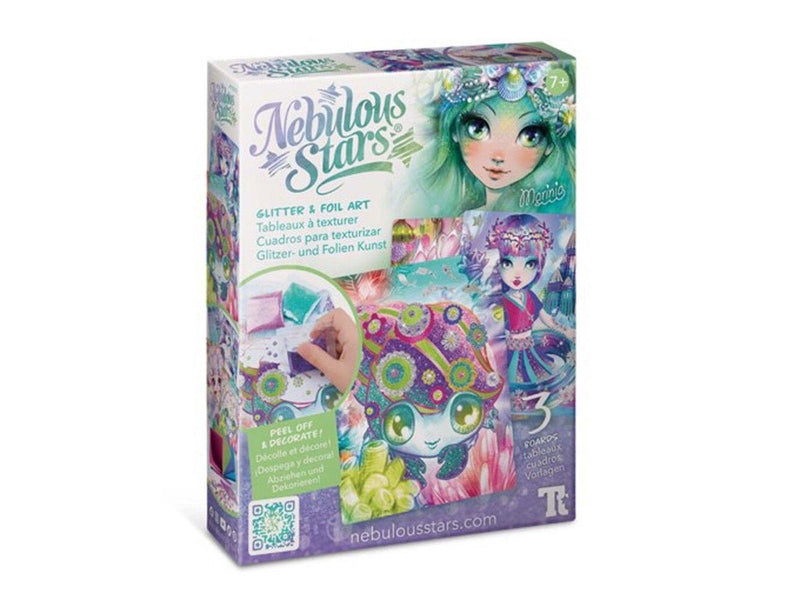 Nebulous Stars Glitter & Foil Art