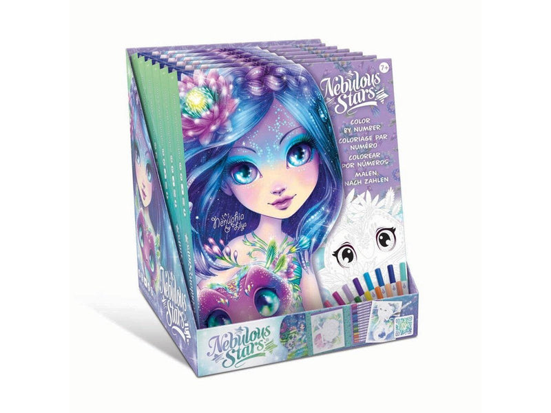 Nebulous Stars Color-By-Number Book Set - Nenuphia