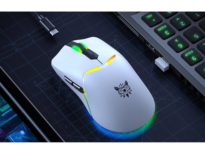 ONIKUMA CW928 - Gaming Maus (Weiß)