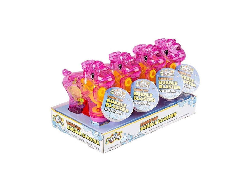 Bubbles Unicorn Bubble Gun Light Up