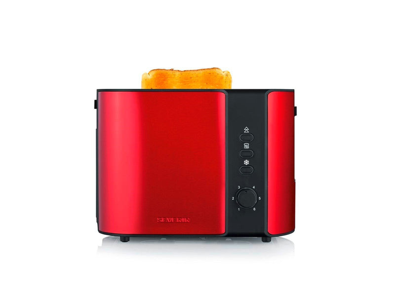 SEVERIN Toaster AT 2217 - red metallic/black