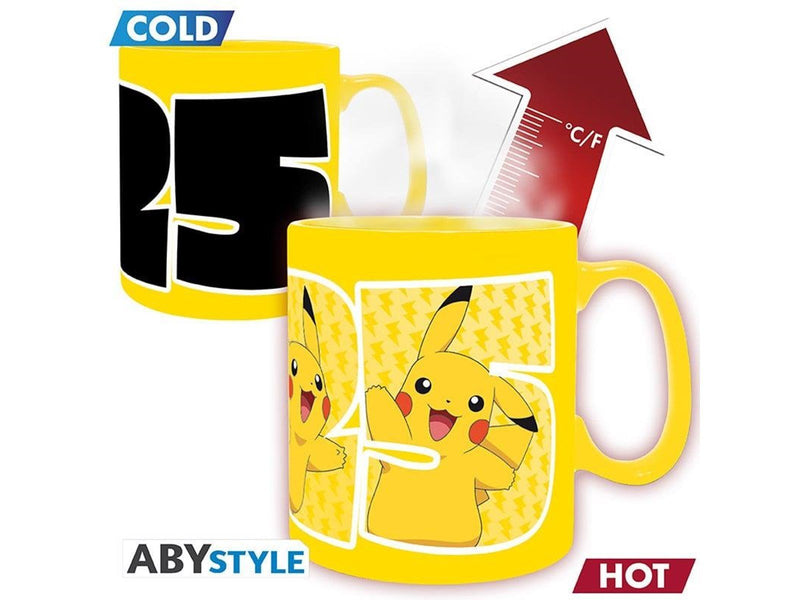 ABYstyle - POKEMON Heat Change Mug Pikachu 25 King size - Becher