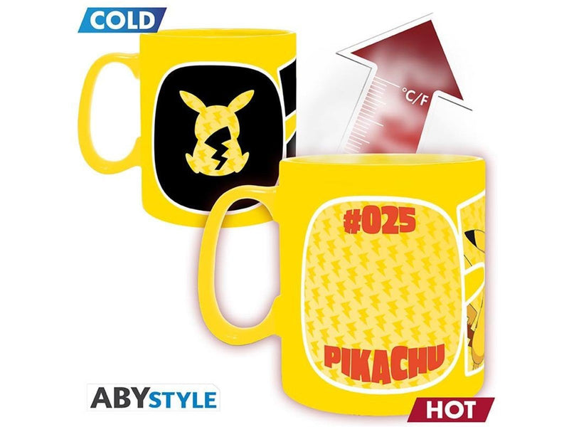 ABYstyle - POKEMON Heat Change Mug Pikachu 25 King size - Becher