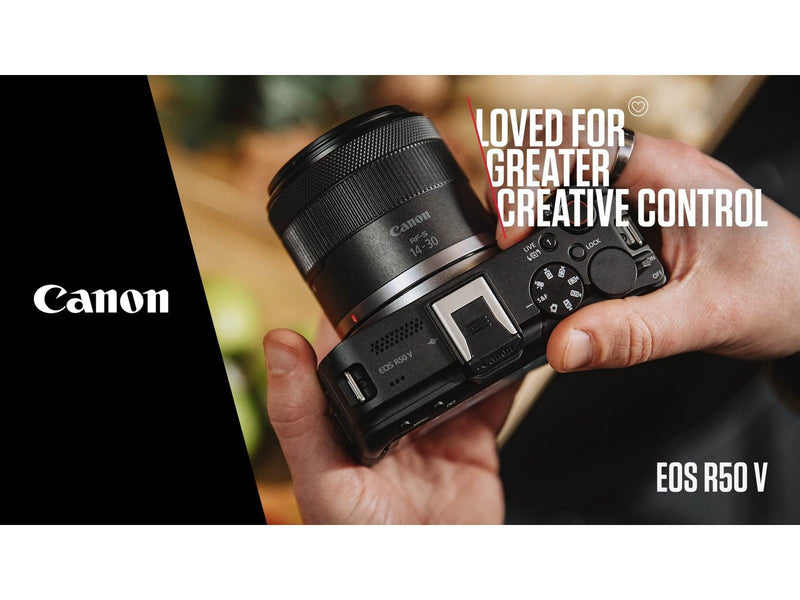 Canon EOS R50 V + RF-S 14-30mm F4-6.3 IS STM PZ