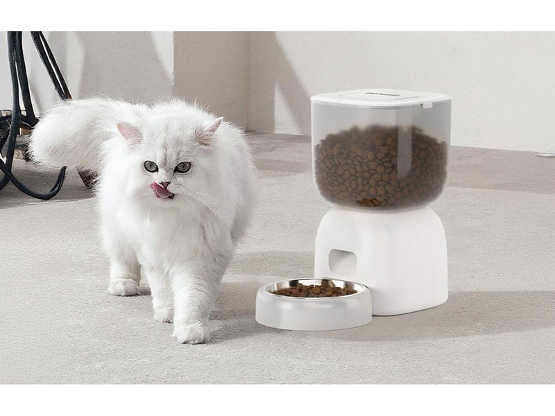 PetWant Automatic Feed Dispenser WiFi 3L - White