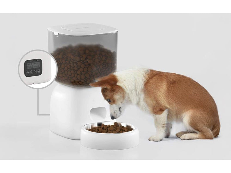 PetWant Automatic Feed Dispenser WiFi 3L - White