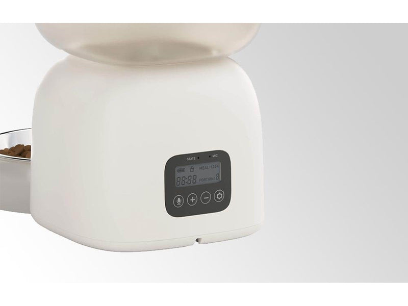 PetWant Automatic Feed Dispenser WiFi 3L - White
