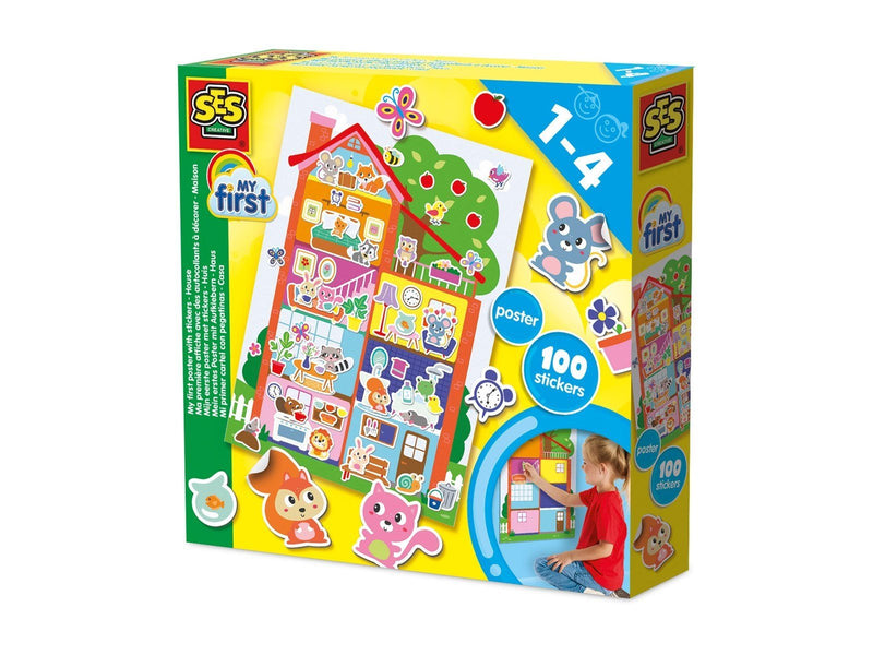 SES Creative My First Poster with Stickers