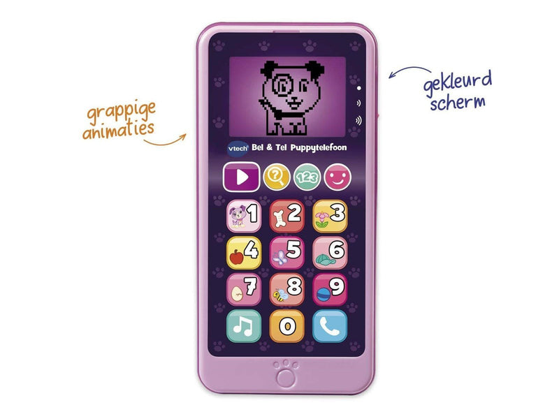 VTech Call & Tel Puppy Phone Pink