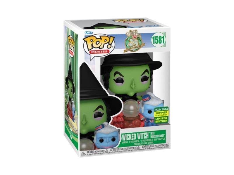Funko! - Pop! Wizard of Oz Wicked Witch W/Winged Monkey 10cm - Figur