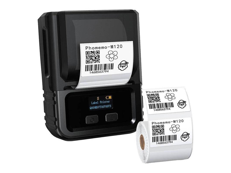 Phomemo M120 Portable Label Printer - Black