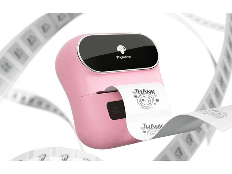 Phomemo M220 Portable Label Printer - Pink
